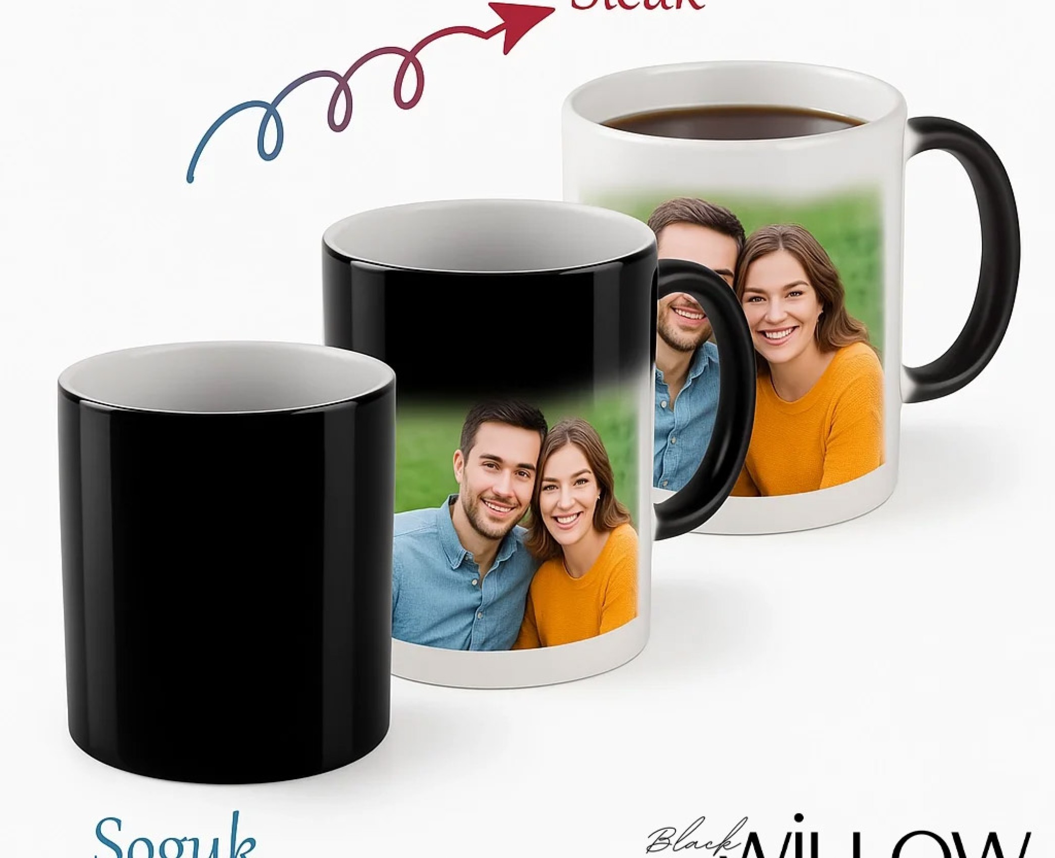 Kişiye Özel Sihirli Kupa Bardak