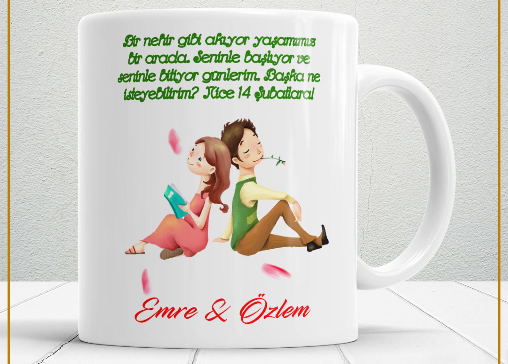 Sevgililer Günü,Sevgiliye Özel,Aşk,Sevgi Porselen Kupa Bardak-7