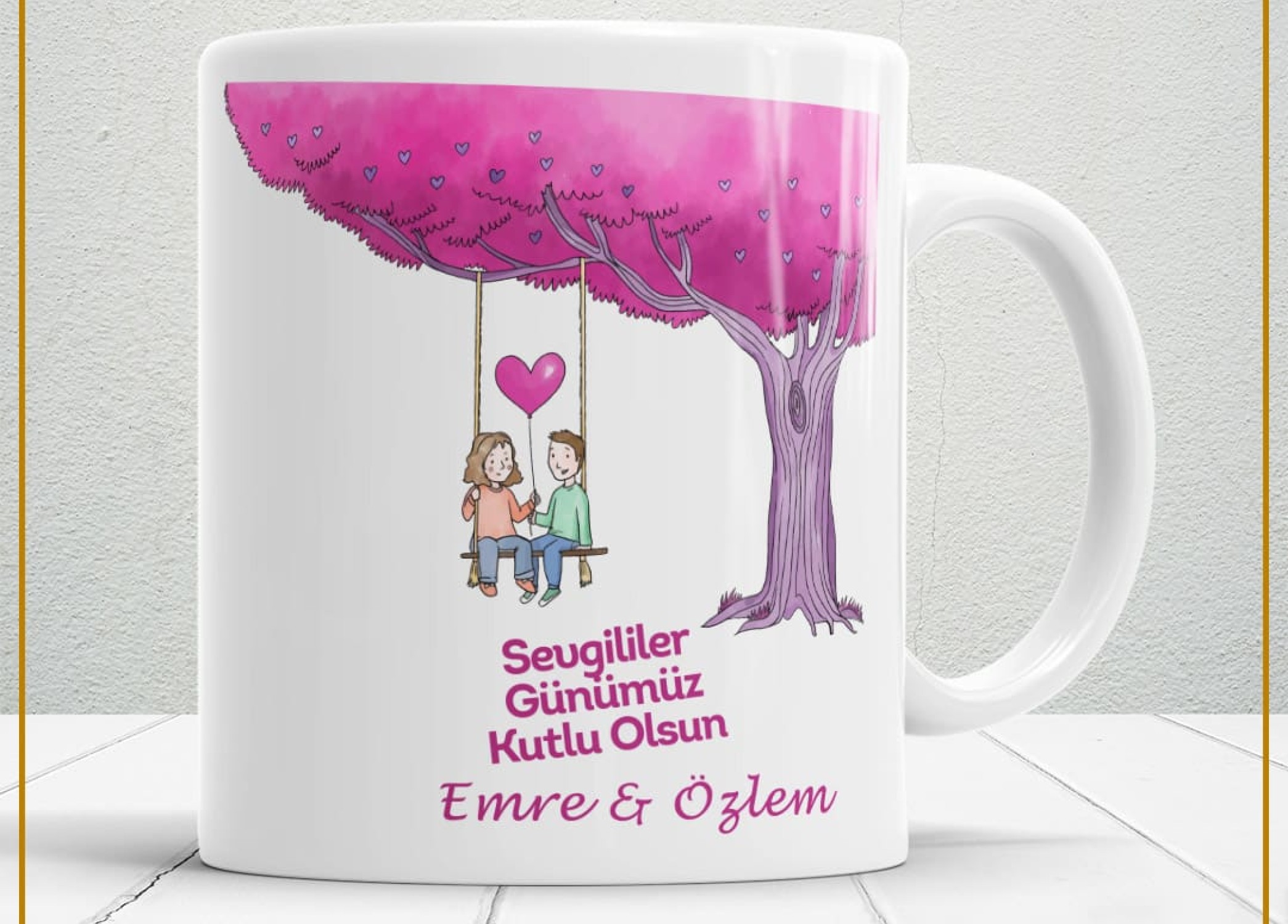 Sevgililer Günü,Sevgiliye Özel,Aşk,Sevgi Porselen Kupa Bardak-15