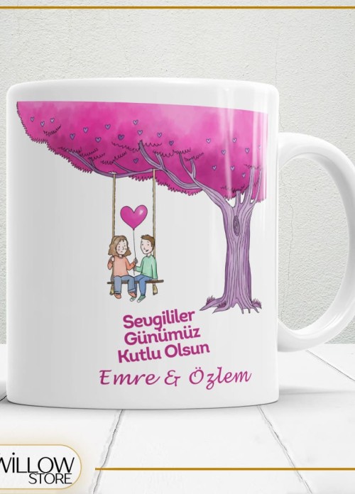 Sevgililer Günü,Sevgiliye Özel,Aşk,Sevgi Porselen Kupa Bardak-15