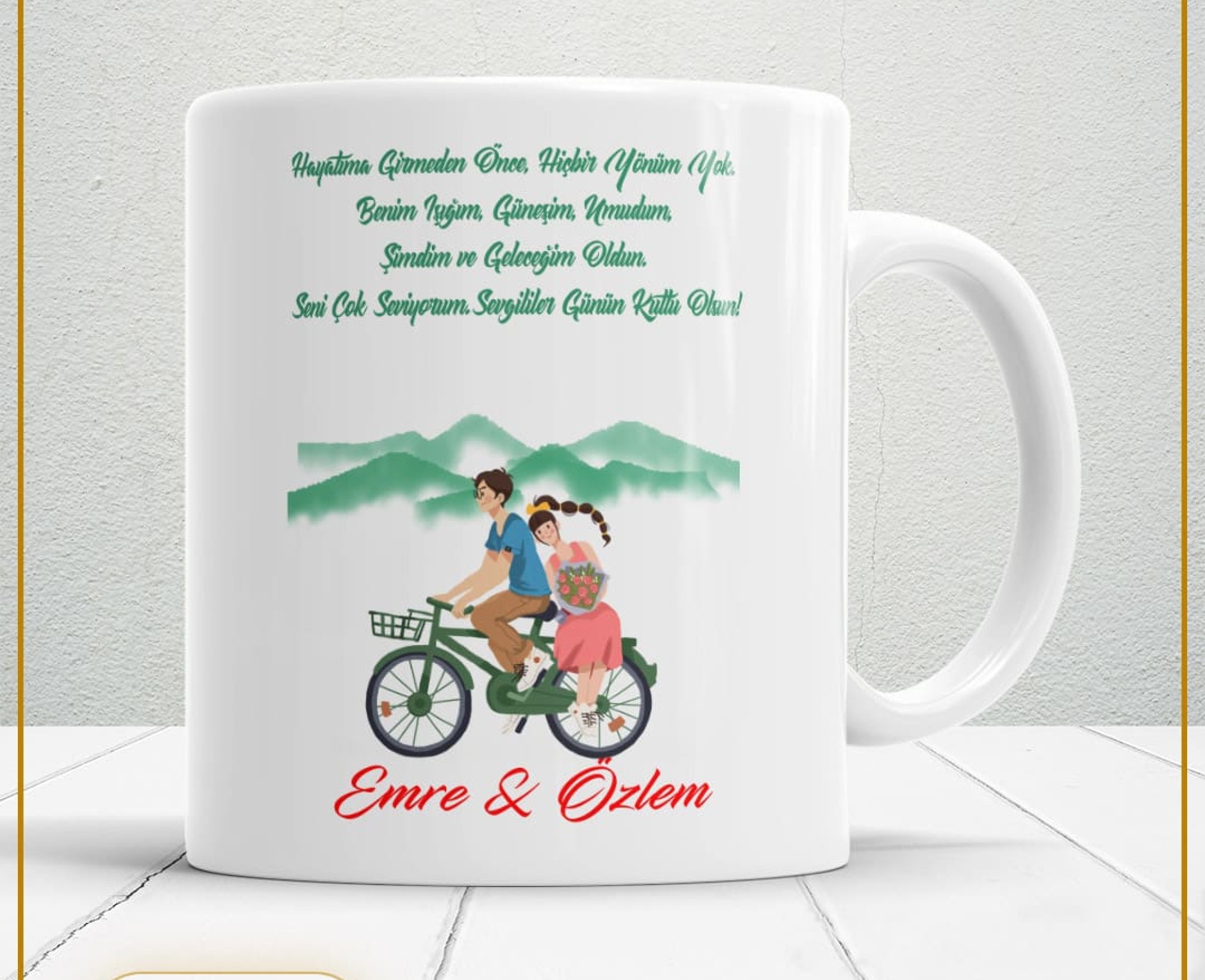 Sevgililer Günü,Sevgiliye Özel,Aşk,Sevgi Porselen Kupa Bardak-18