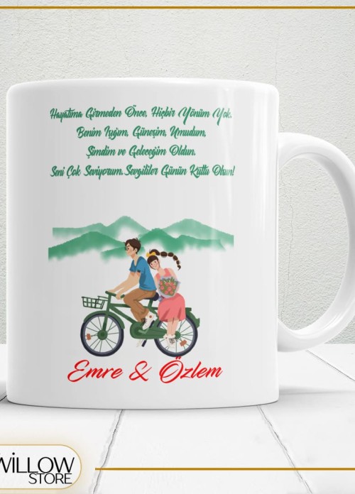 Sevgililer Günü,Sevgiliye Özel,Aşk,Sevgi Porselen Kupa Bardak-18