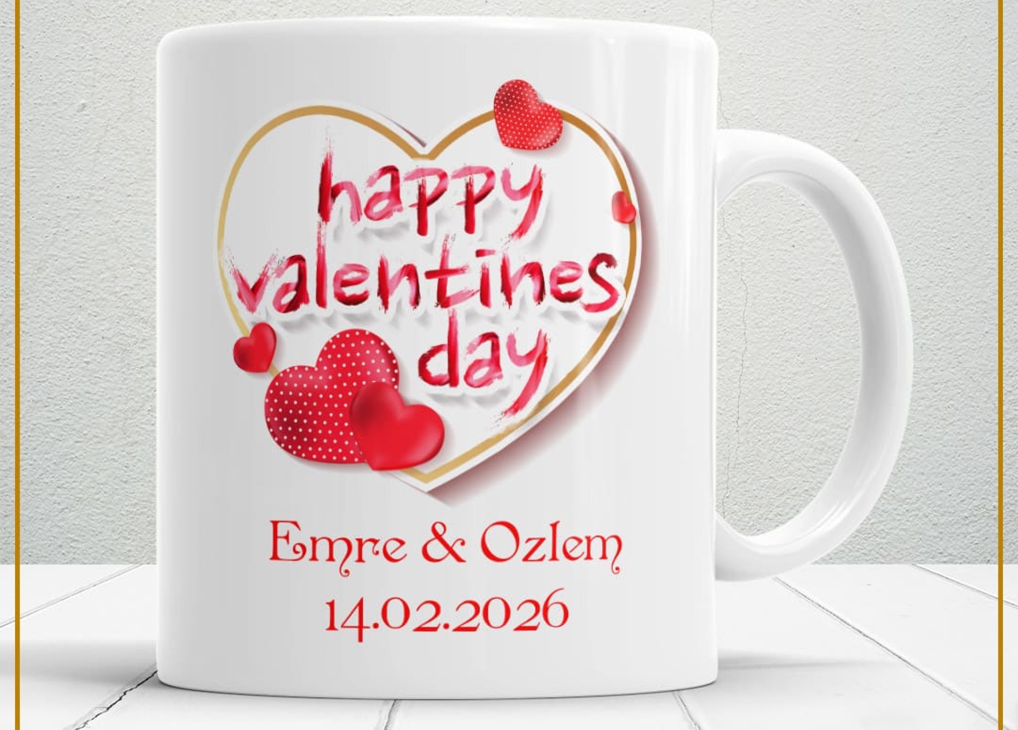 Sevgililer Günü,Sevgiliye Özel,Aşk,Sevgi Porselen Kupa Bardak-21