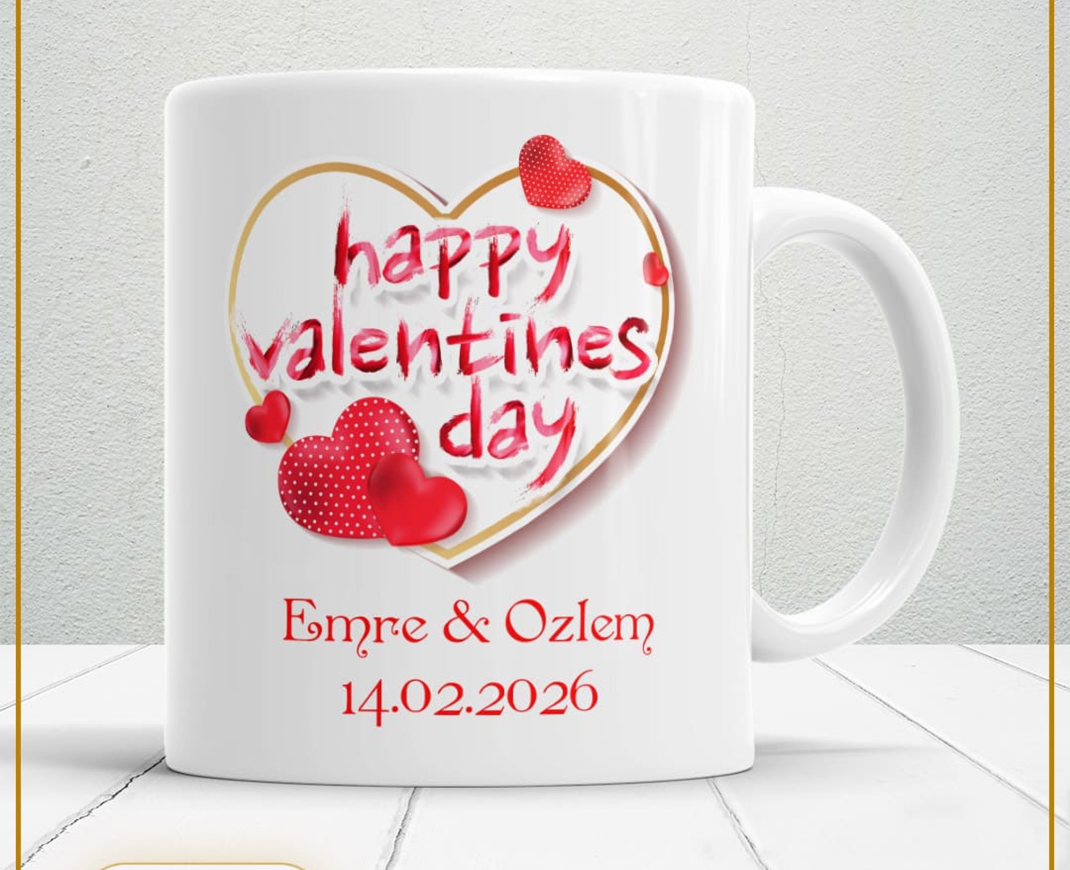 Sevgililer Günü,Sevgiliye Özel,Aşk,Sevgi Porselen Kupa Bardak-21