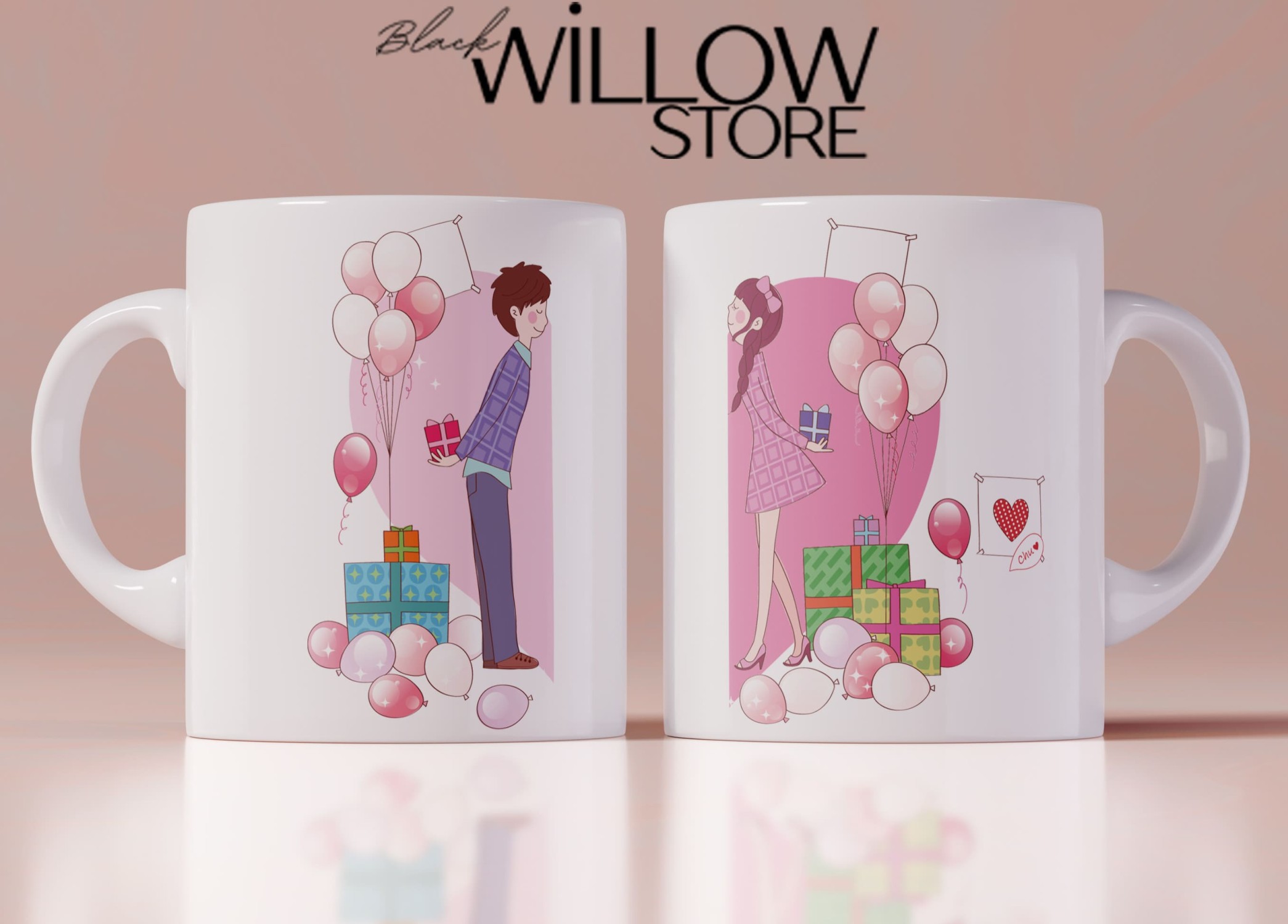 Sevgililer Günü,Sevgiliye Özel,Aşk,Sevgi Porselen Kupa Bardak-31