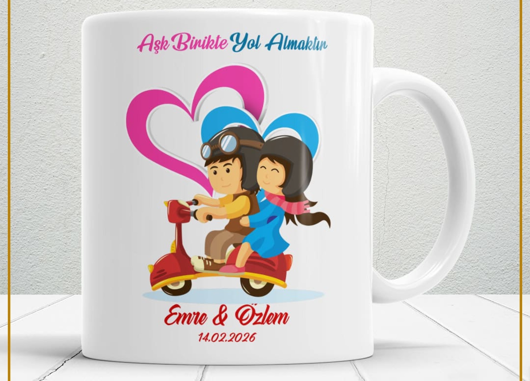 Sevgililer Günü,Sevgiliye Özel,Aşk,Sevgi Porselen Kupa Bardak-33