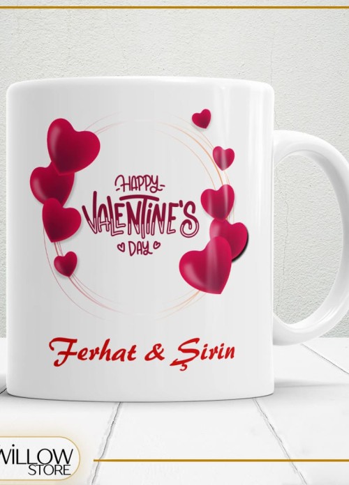 Sevgililer Günü,Sevgiliye Özel,Aşk,Sevgi Porselen Kupa Bardak-47