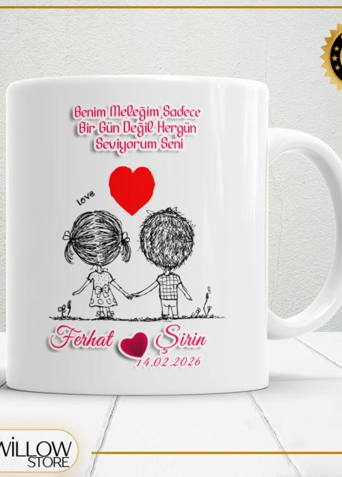 Sevgililer Günü,Sevgiliye Özel,Aşk,Sevgi Porselen Kupa Bardak-53