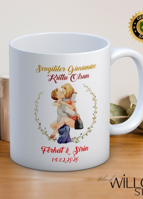 Sevgililer Günü,Sevgiliye Özel,Aşk,Sevgi Porselen Kupa Bardak-57