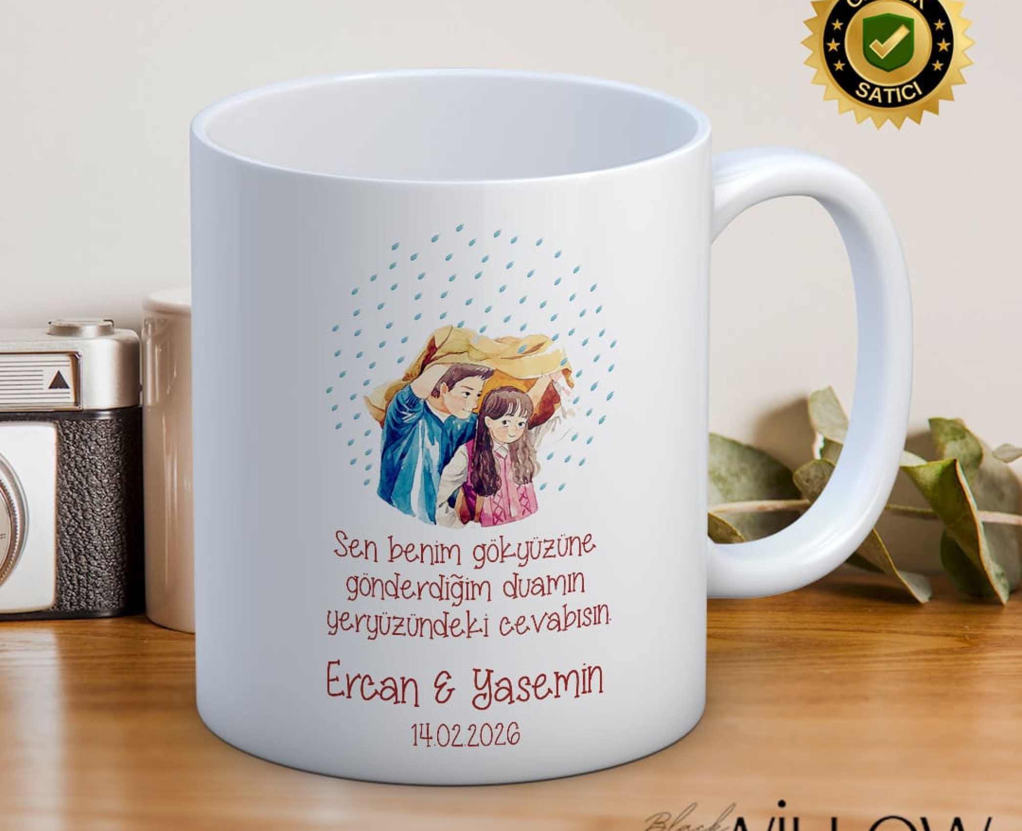 Sevgililer Günü,Sevgiliye Özel,Aşk,Sevgi Porselen Kupa Bardak-58