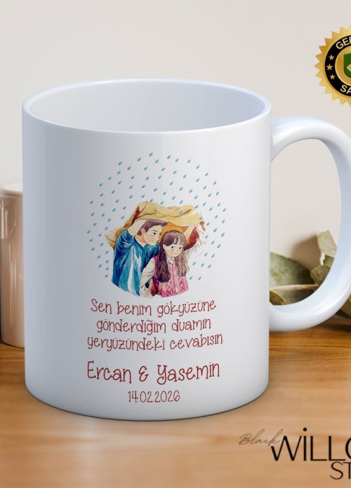 Sevgililer Günü,Sevgiliye Özel,Aşk,Sevgi Porselen Kupa Bardak-58