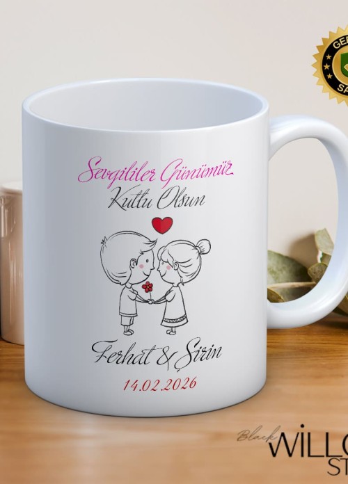 Sevgililer Günü,Sevgiliye Özel,Aşk,Sevgi Porselen Kupa Bardak-61