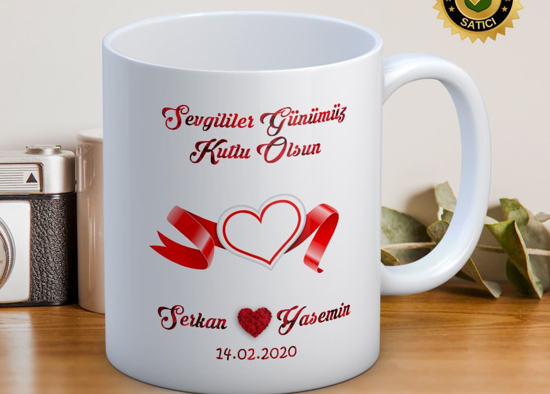 Sevgililer Günü,Sevgiliye Özel,Aşk,Sevgi Porselen Kupa Bardak-67