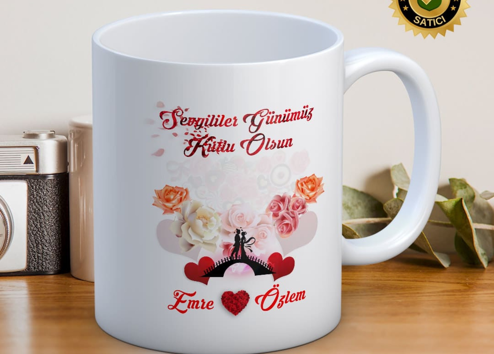 Sevgililer Günü,Sevgiliye Özel,Aşk,Sevgi Porselen Kupa Bardak-69