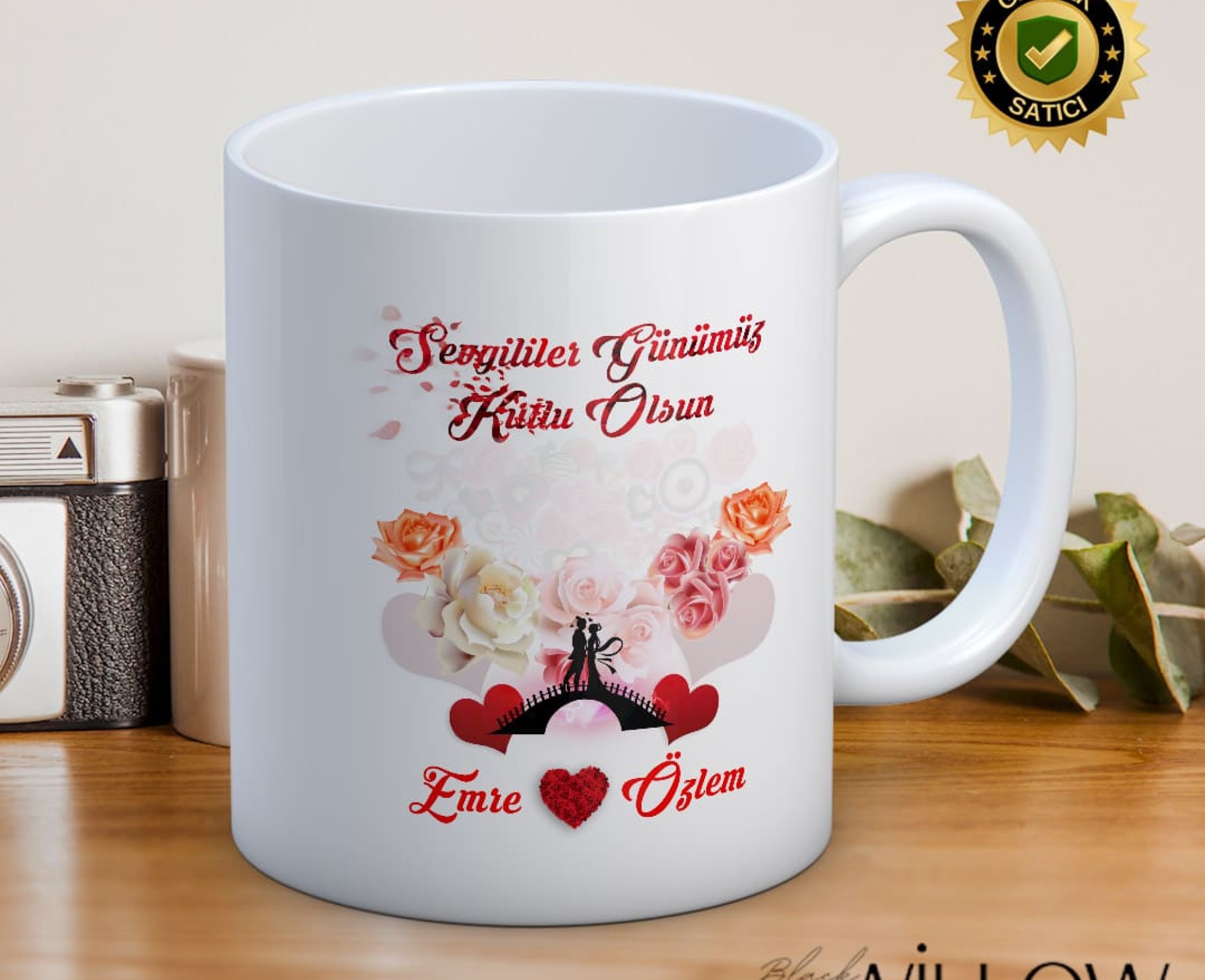 Sevgililer Günü,Sevgiliye Özel,Aşk,Sevgi Porselen Kupa Bardak-69