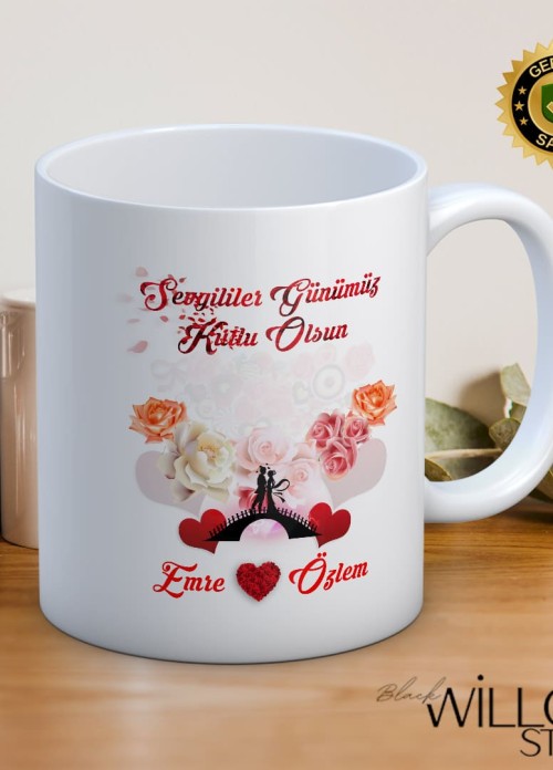 Sevgililer Günü,Sevgiliye Özel,Aşk,Sevgi Porselen Kupa Bardak-69