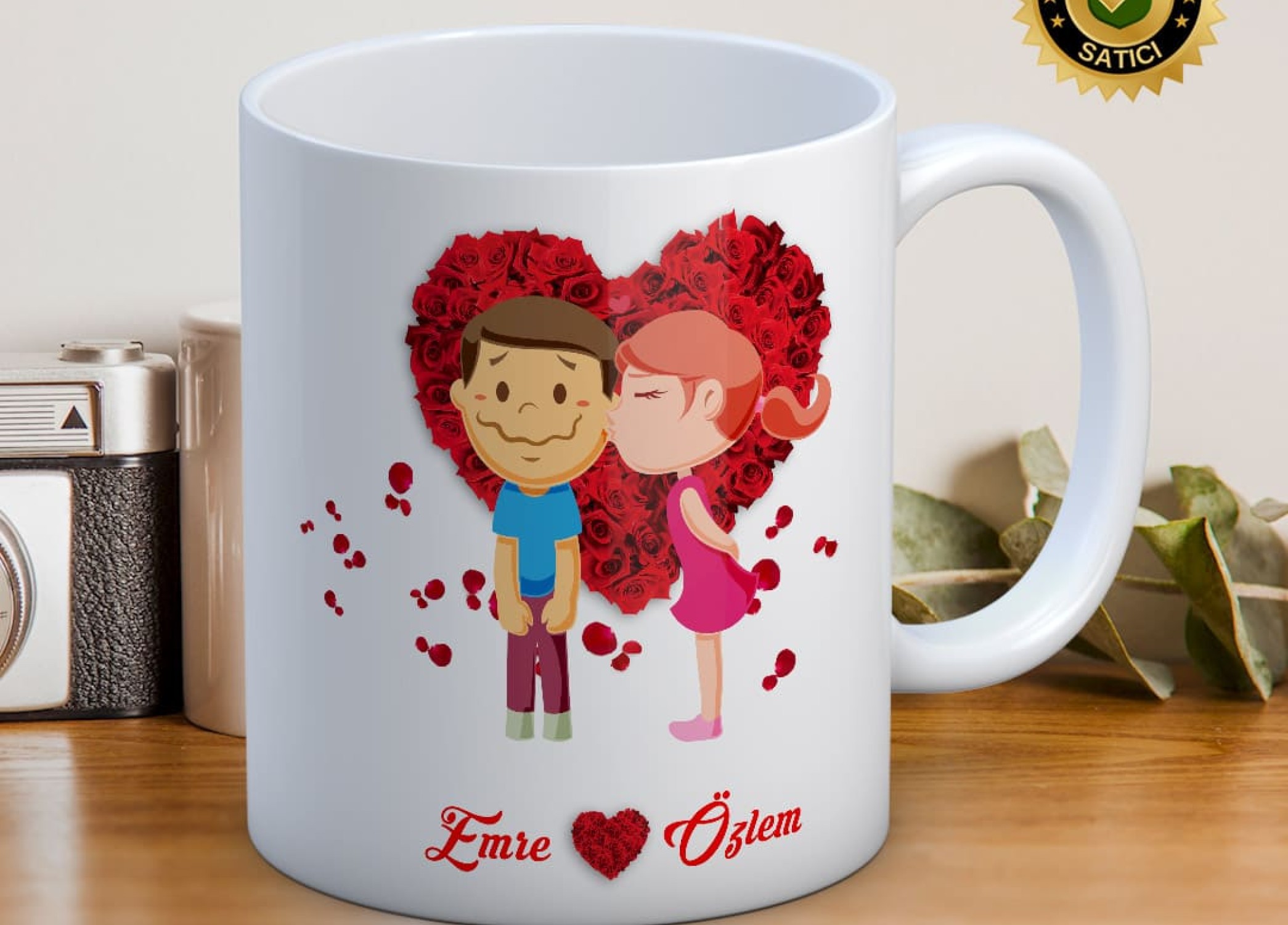 Sevgililer Günü,Sevgiliye Özel,Aşk,Sevgi Porselen Kupa Bardak-70