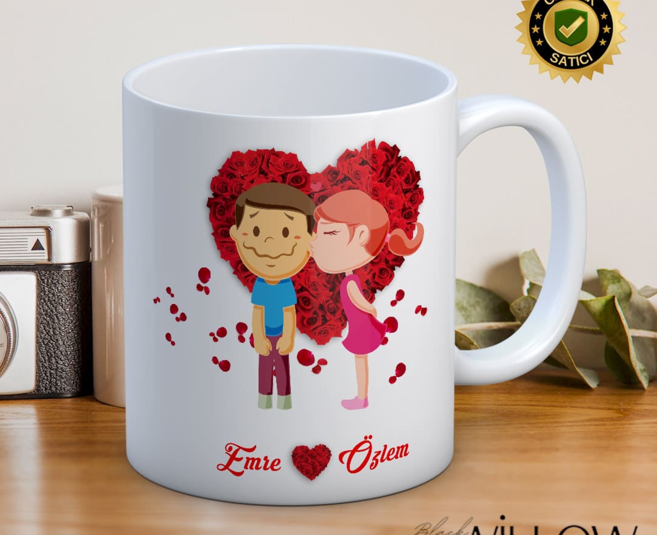 Sevgililer Günü,Sevgiliye Özel,Aşk,Sevgi Porselen Kupa Bardak-70