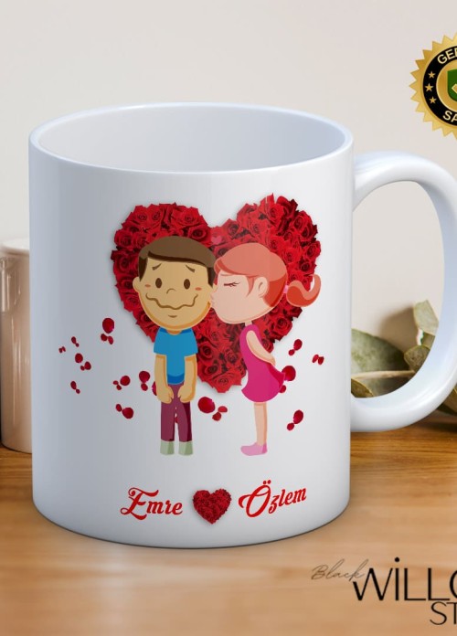 Sevgililer Günü,Sevgiliye Özel,Aşk,Sevgi Porselen Kupa Bardak-70