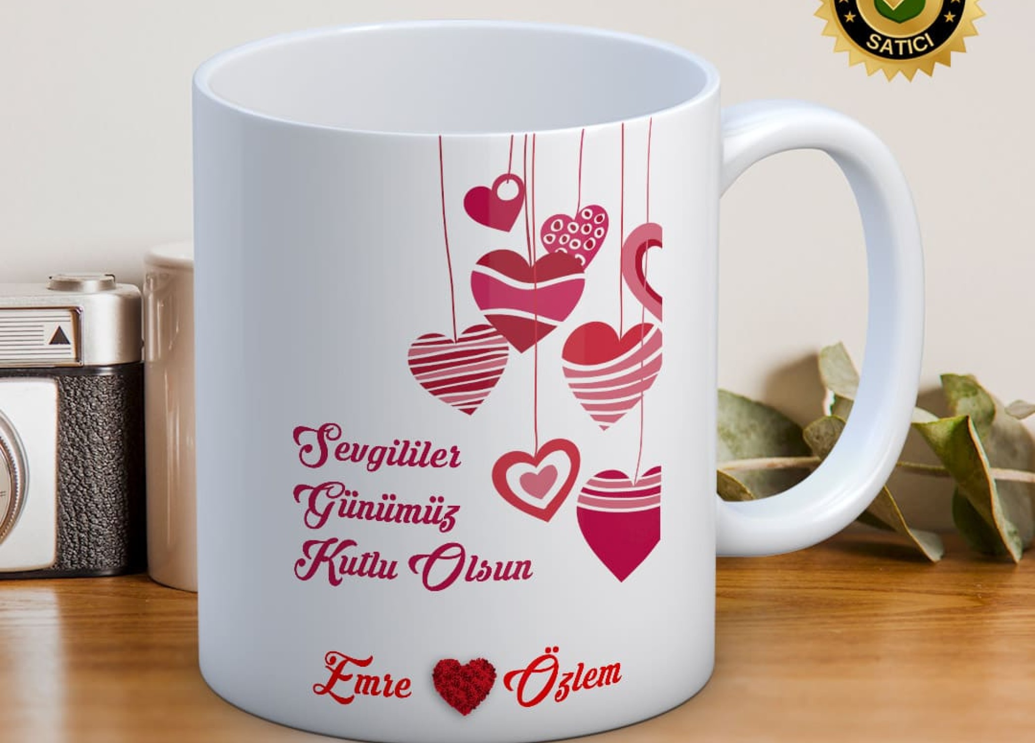 Sevgililer Günü,Sevgiliye Özel,Aşk,Sevgi Porselen Kupa Bardak-71