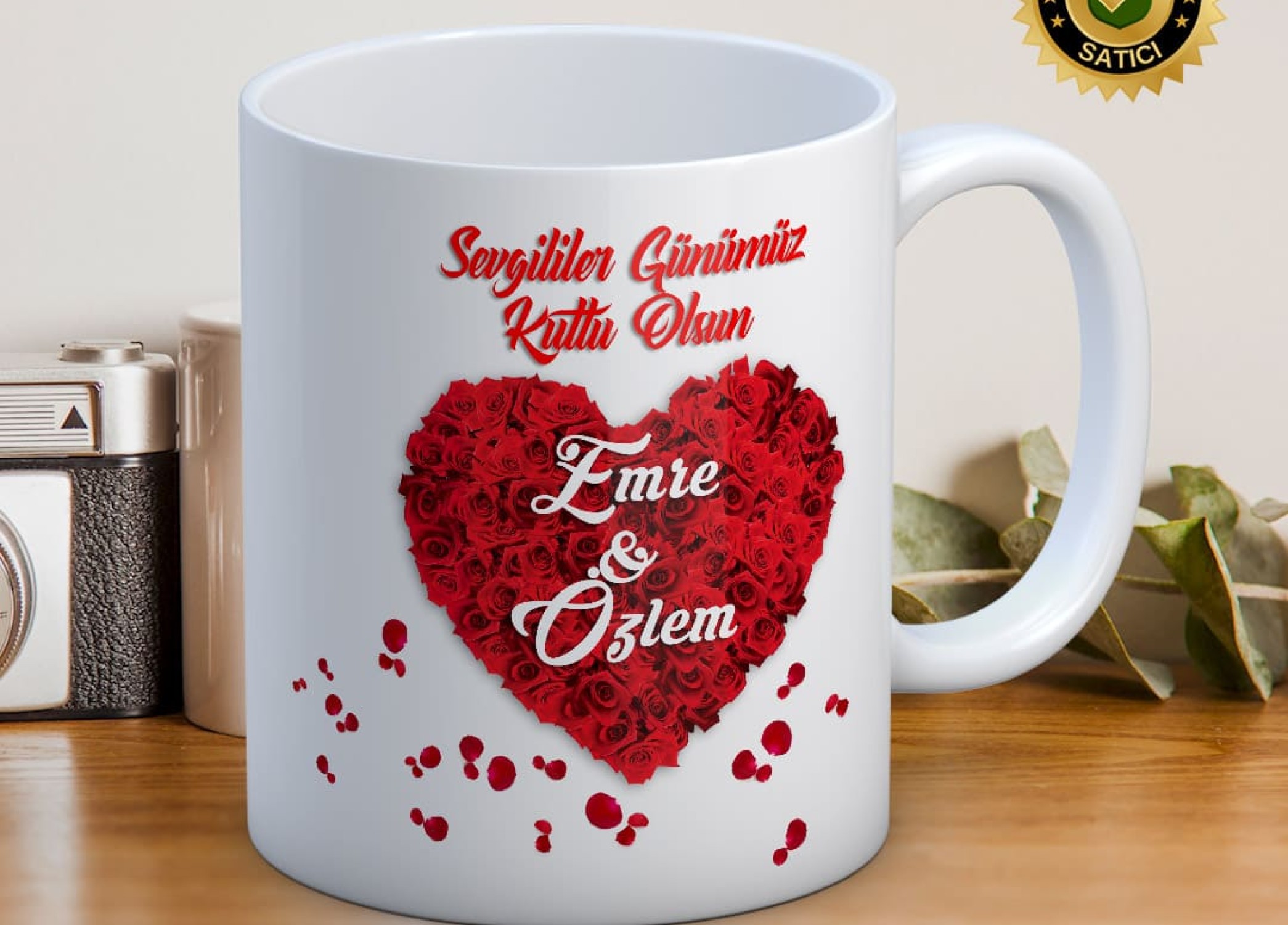 Sevgililer Günü,Sevgiliye Özel,Aşk,Sevgi Porselen Kupa Bardak-72