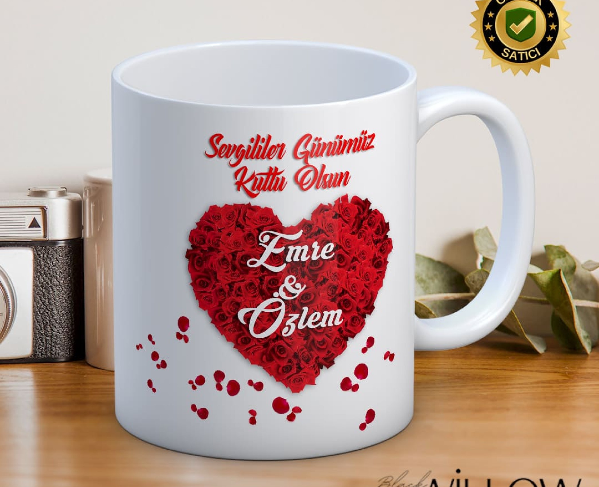 Sevgililer Günü,Sevgiliye Özel,Aşk,Sevgi Porselen Kupa Bardak-72