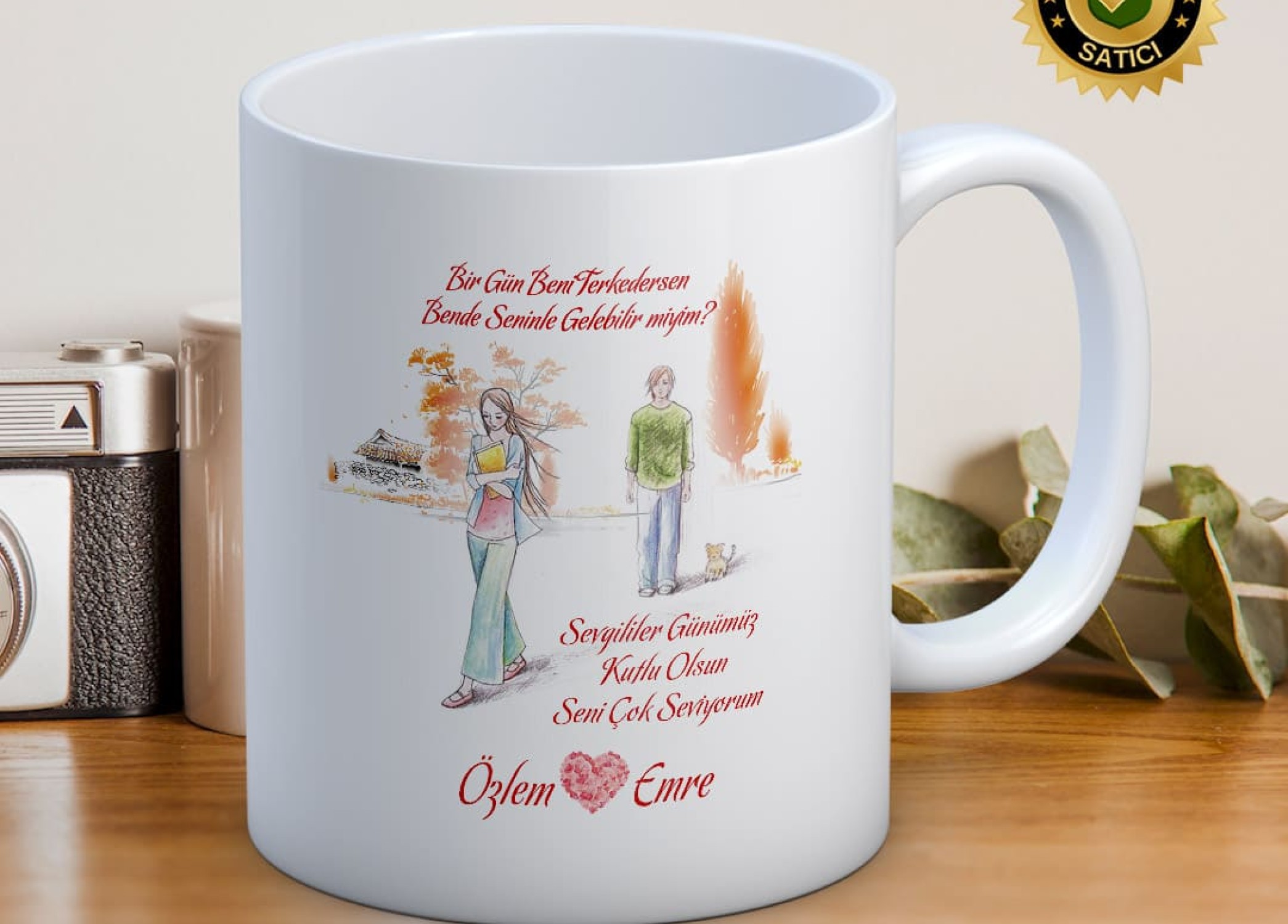 Sevgililer Günü,Sevgiliye Özel,Aşk,Sevgi Porselen Kupa Bardak-73