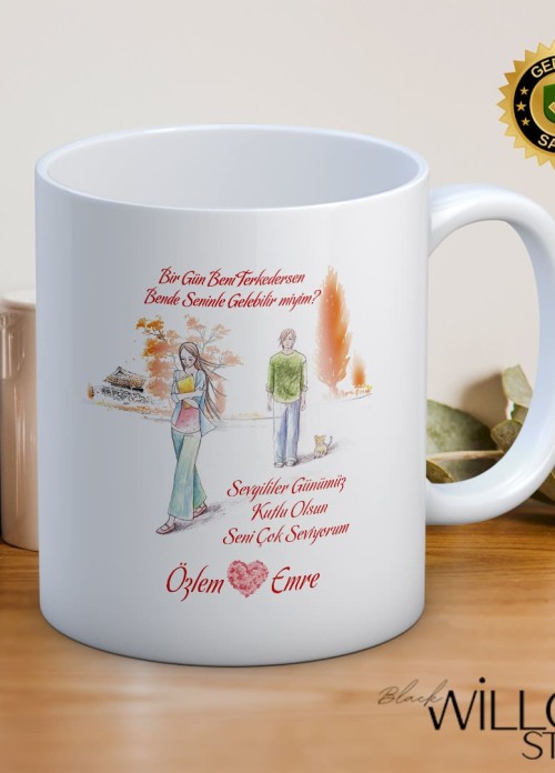 Sevgililer Günü,Sevgiliye Özel,Aşk,Sevgi Porselen Kupa Bardak-73