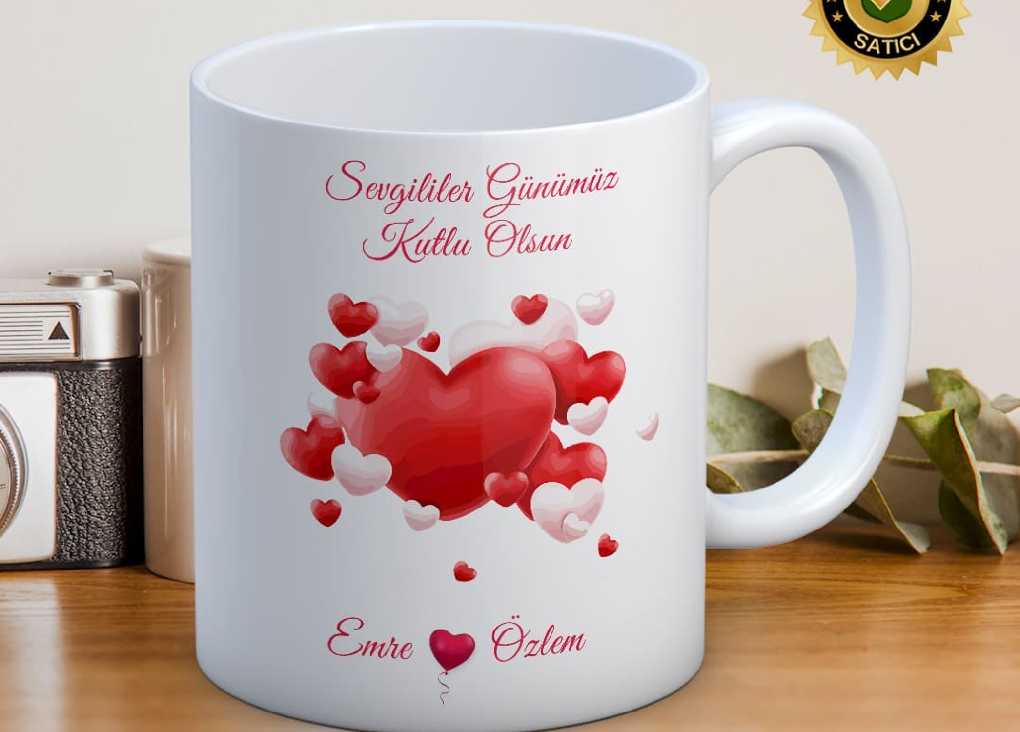Sevgililer Günü,Sevgiliye Özel,Aşk,Sevgi Porselen Kupa Bardak-74