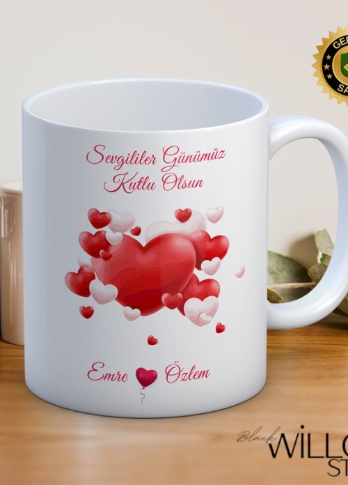 Sevgililer Günü,Sevgiliye Özel,Aşk,Sevgi Porselen Kupa Bardak-74