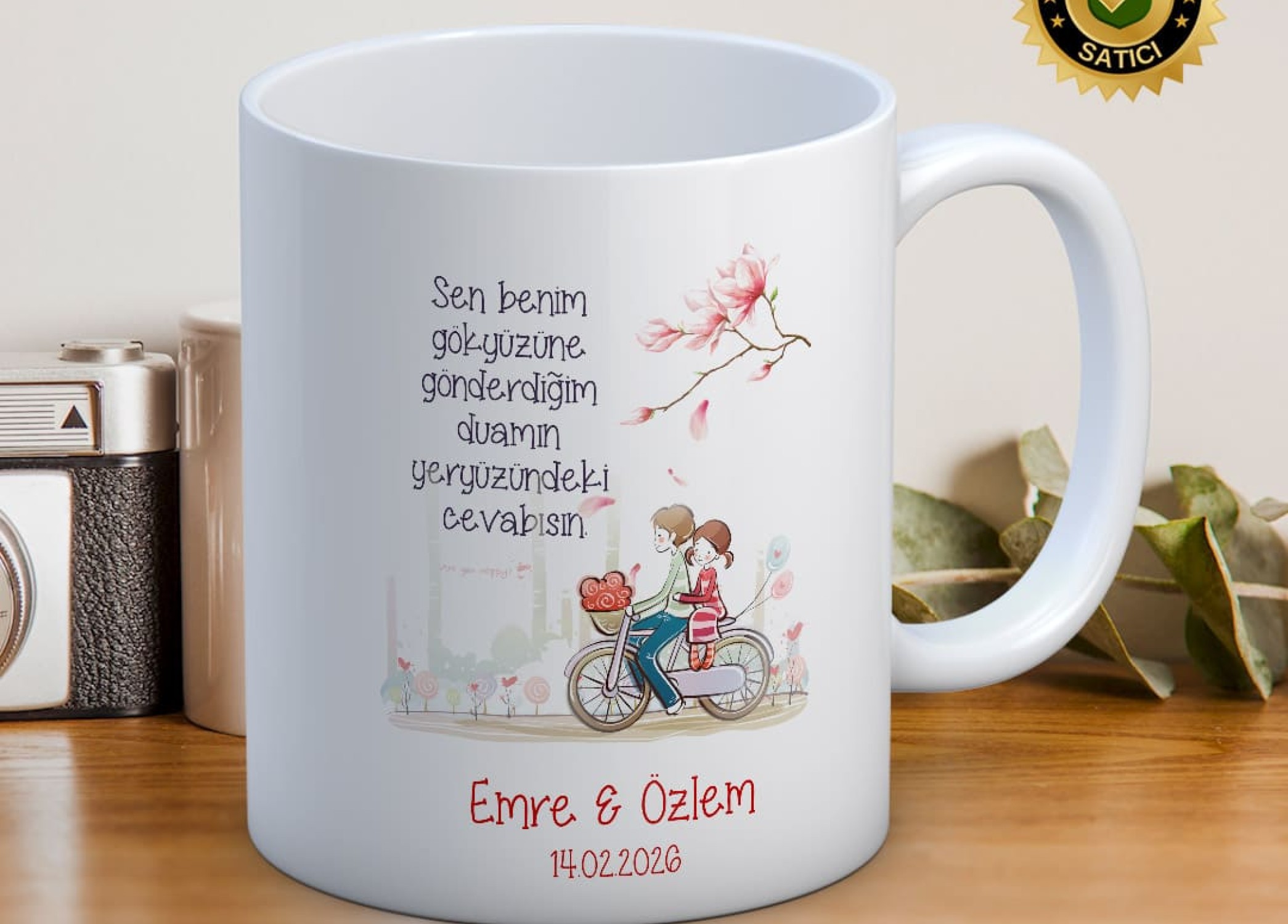 Sevgililer Günü,Sevgiliye Özel,Aşk,Sevgi Porselen Kupa Bardak-78