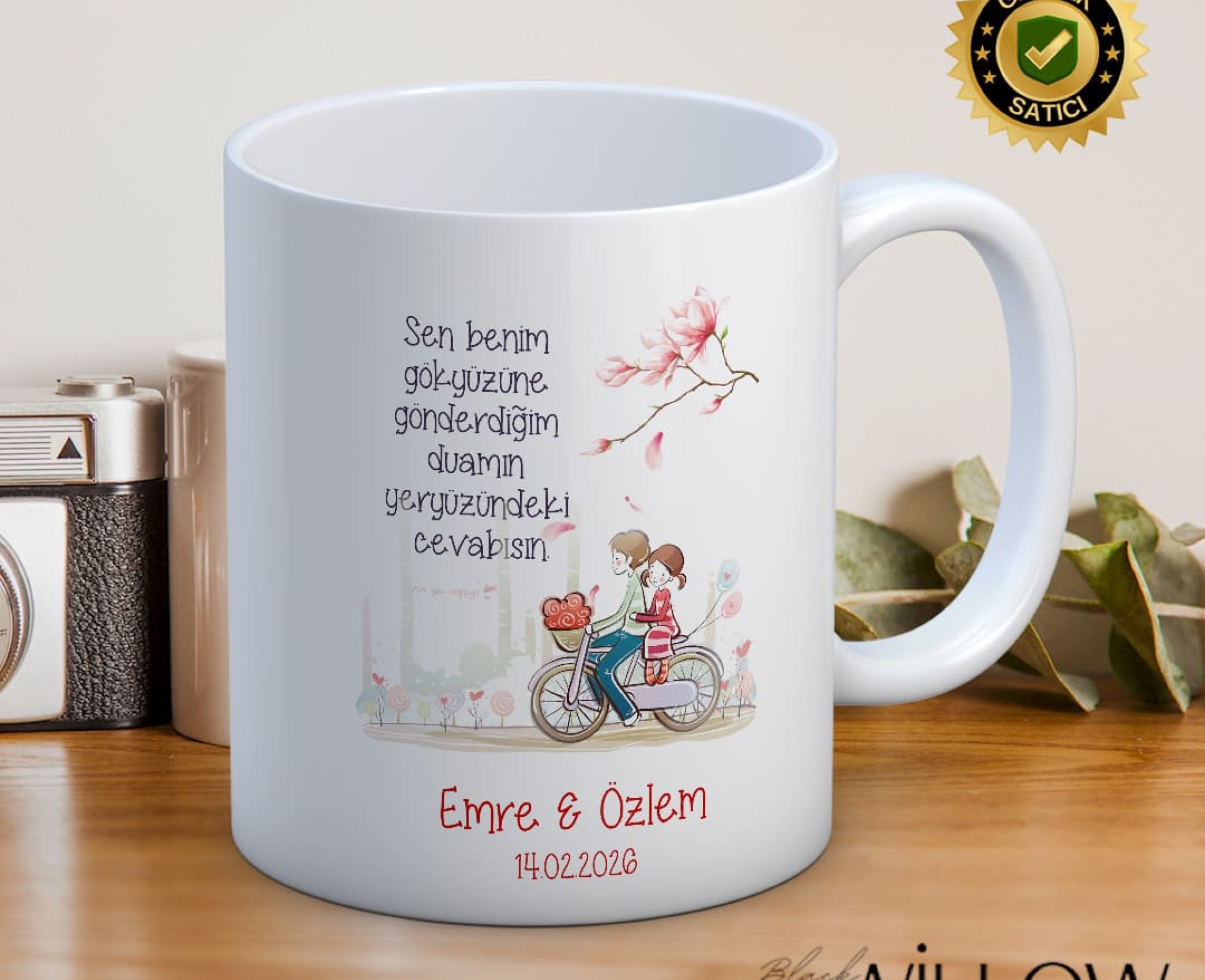 Sevgililer Günü,Sevgiliye Özel,Aşk,Sevgi Porselen Kupa Bardak-78