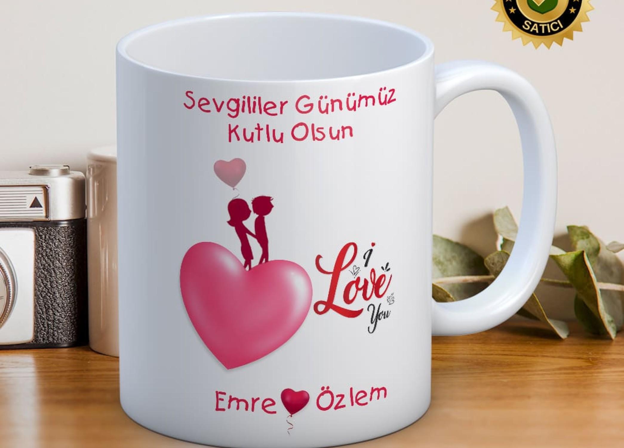 Sevgililer Günü,Sevgiliye Özel,Aşk,Sevgi Porselen Kupa Bardak-81