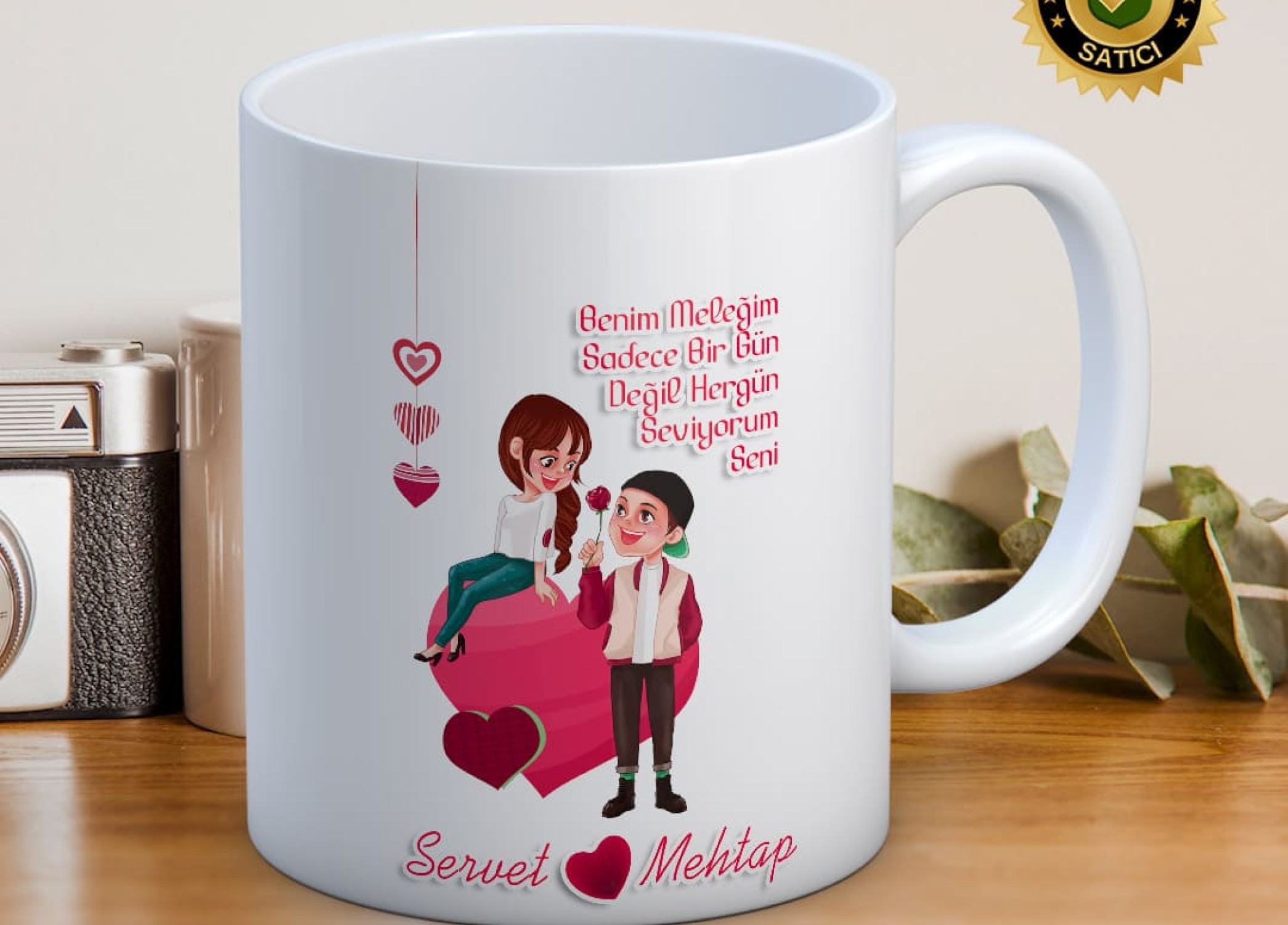 Sevgililer Günü,Sevgiliye Özel,Aşk,Sevgi Porselen Kupa Bardak-82