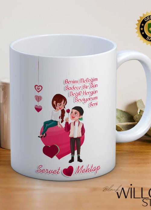 Sevgililer Günü,Sevgiliye Özel,Aşk,Sevgi Porselen Kupa Bardak-82