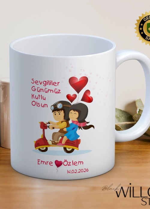 Sevgililer Günü,Sevgiliye Özel,Aşk,Sevgi Porselen Kupa Bardak-83