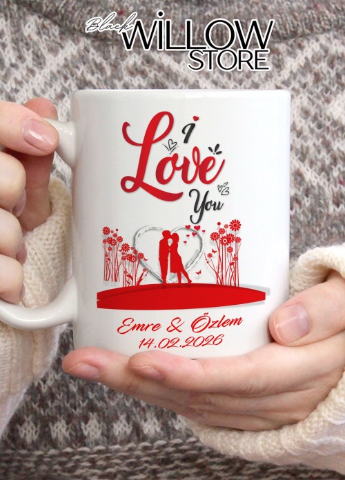 Sevgililer Günü,Sevgiliye Özel,Aşk,Sevgi Porselen Kupa Bardak-89