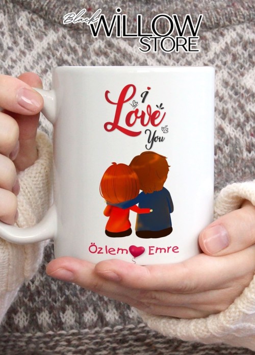 Sevgililer Günü,Sevgiliye Özel,Aşk,Sevgi Porselen Kupa Bardak-94