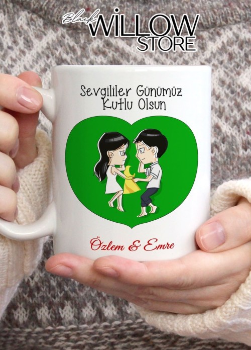 Sevgililer Günü,Sevgiliye Özel,Aşk,Sevgi Porselen Kupa Bardak-95