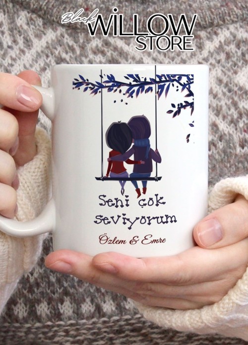 Sevgililer Günü,Sevgiliye Özel,Aşk,Sevgi Porselen Kupa Bardak-97