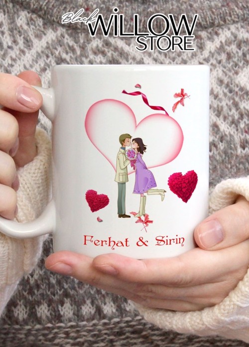 Sevgililer Günü,Sevgiliye Özel,Aşk,Sevgi Porselen Kupa Bardak-99