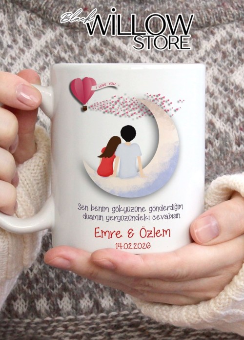 Sevgililer Günü,Sevgiliye Özel,Aşk,Sevgi Porselen Kupa Bardak-105