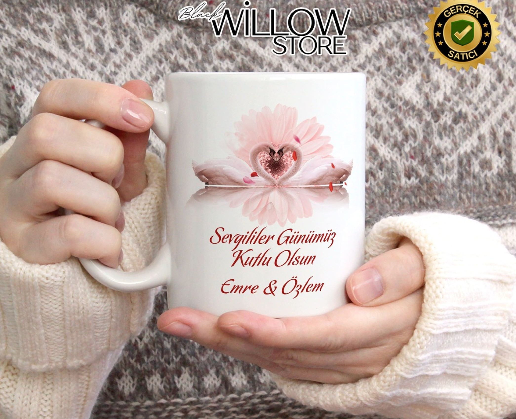 Sevgililer Günü,Sevgiliye Özel,Aşk,Sevgi Porselen Kupa Bardak-110