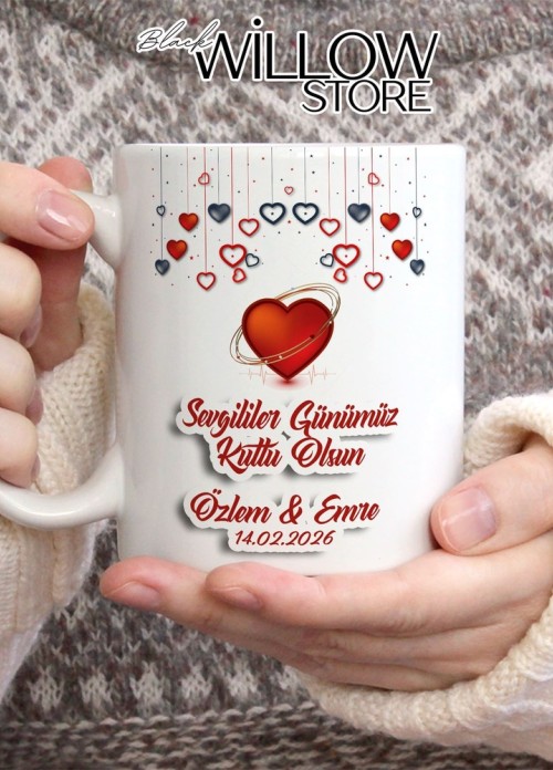 Sevgililer Günü,Sevgiliye Özel,Aşk,Sevgi Porselen Kupa Bardak-113