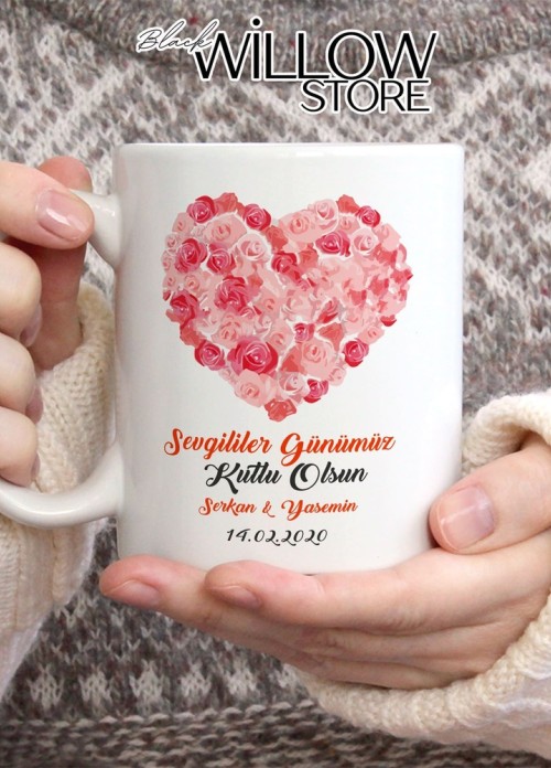 Sevgililer Günü,Sevgiliye Özel,Aşk,Sevgi Porselen Kupa Bardak-116