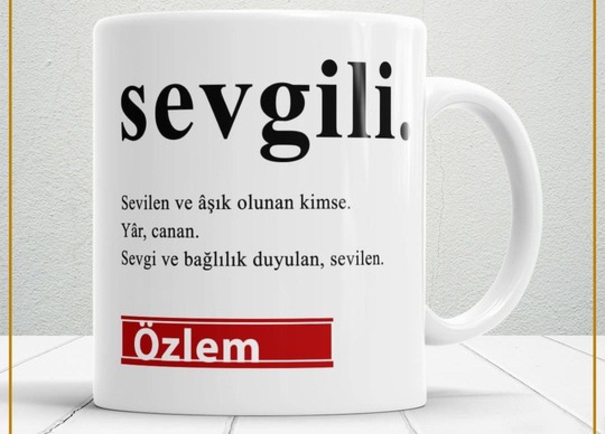 Sevgililer Günü,Sevgiliye Özel,Aşk,Sevgi Porselen Kupa Bardak-120