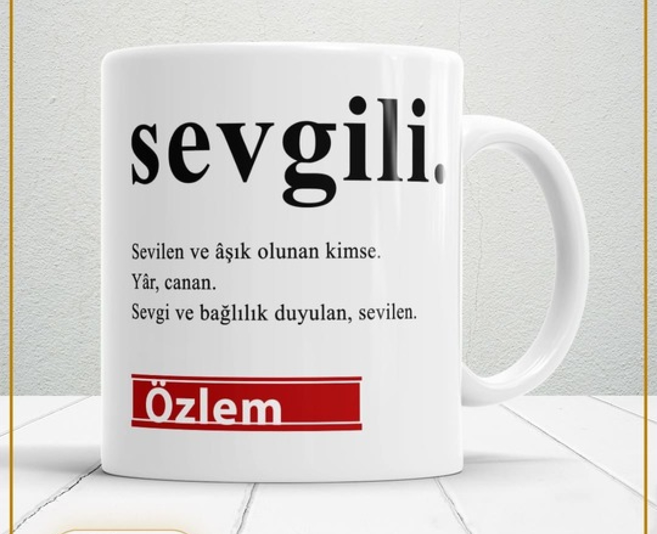Sevgililer Günü,Sevgiliye Özel,Aşk,Sevgi Porselen Kupa Bardak-120