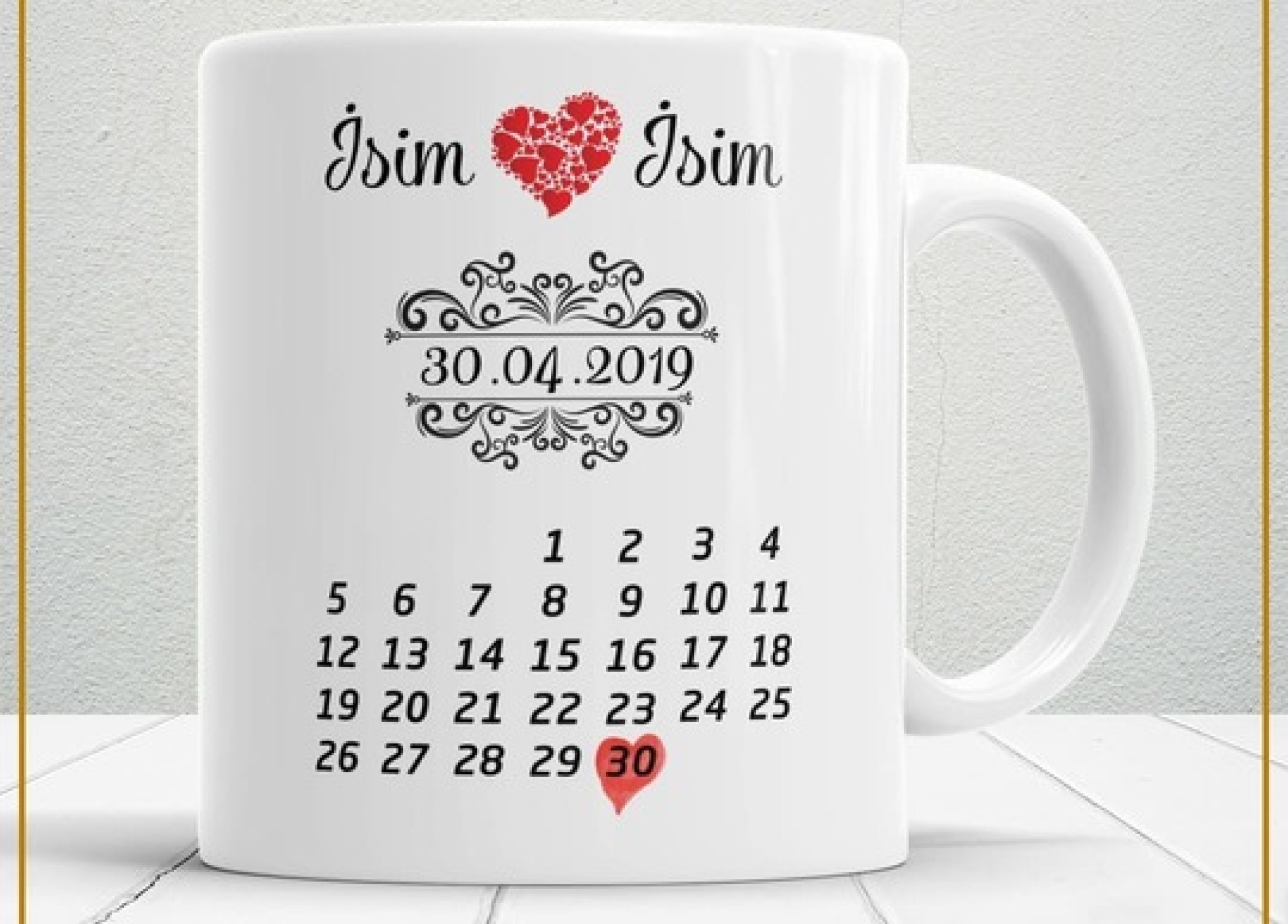 Sevgililer Günü,Sevgiliye Özel,Aşk,Sevgi Porselen Kupa Bardak-121