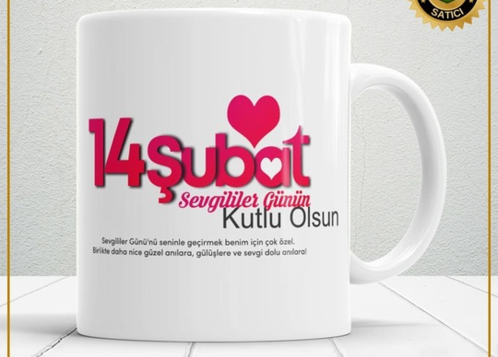 Sevgililer Günü,Sevgiliye Özel,Aşk,Sevgi Porselen Kupa Bardak-125
