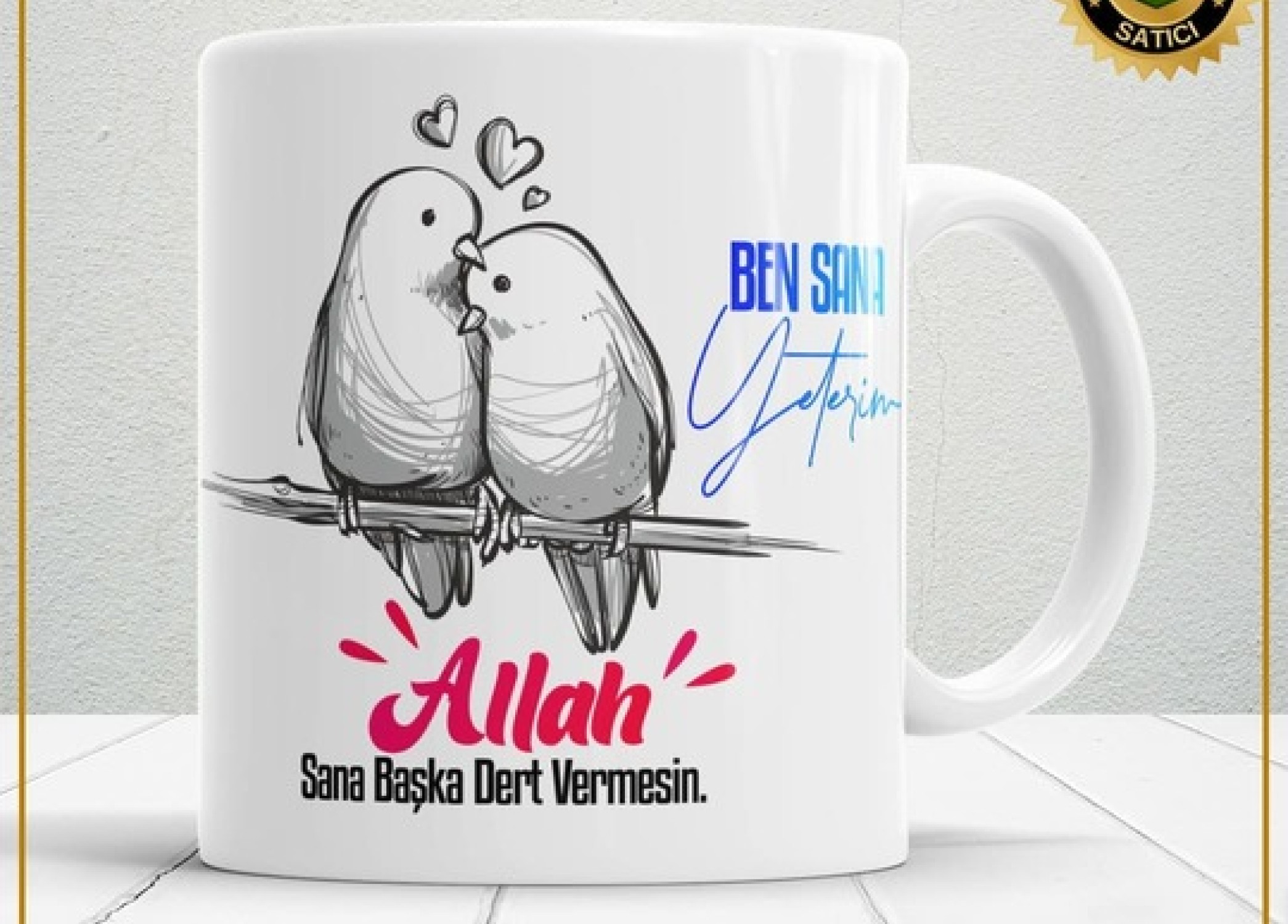 Sevgililer Günü,Sevgiliye Özel,Aşk,Sevgi Porselen Kupa Bardak-127